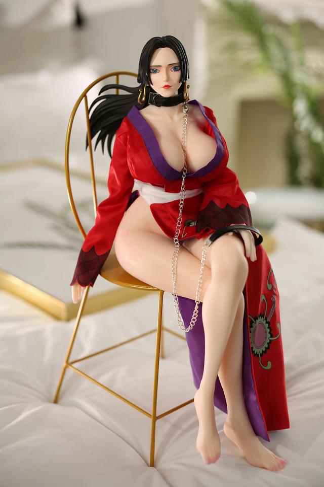 HESEKS Figura Boa Hancock 45cm Silicone Realista Boneca Sexual Colecionável