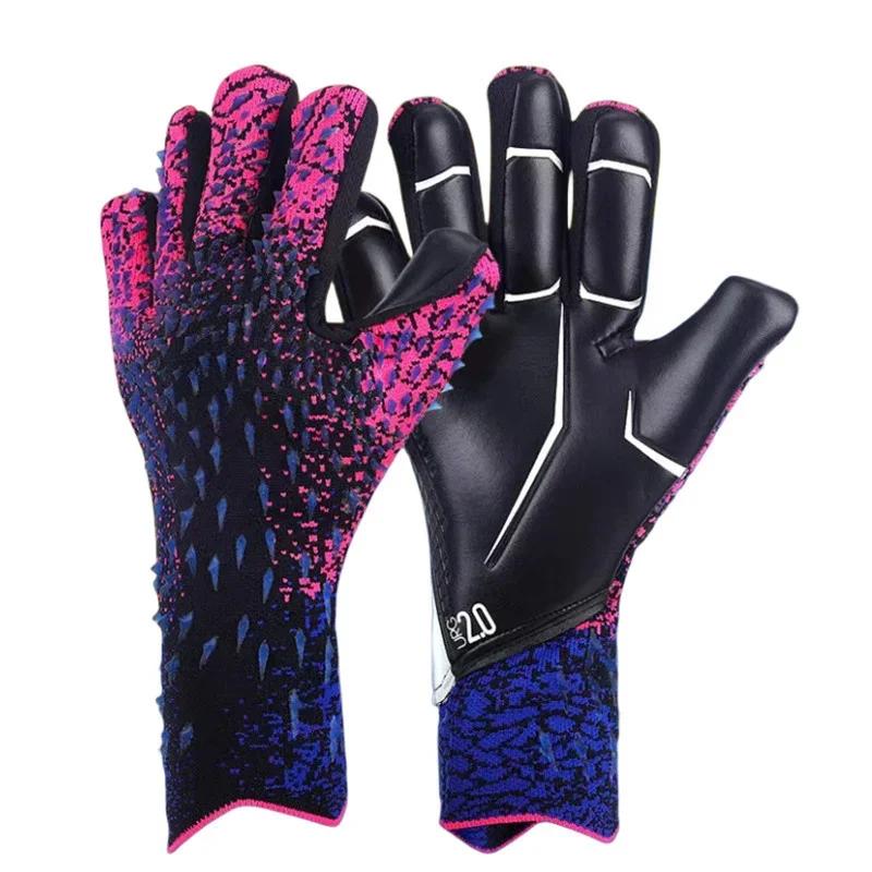 Luvas profissionais para adultos e crianças, látex espessado, proteção, futebol, esportes, futebol, goleiro - Image 1