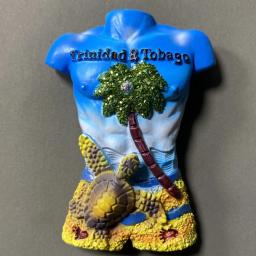 Ímãs de geladeira para turismo lembrança, Frigorífico Adesivo magnético, Coleção Presente, Artesanato, América República de oa, Tobago - Image 3