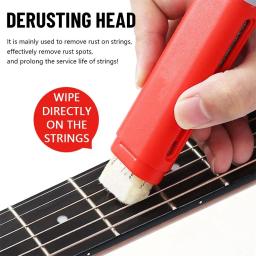Derusting Guitar Strings Cleaner, Anti ferrugem escova, óleo Eraser, ferrugem Prevenção Pen, String Cuidados Acessórios - Image 3