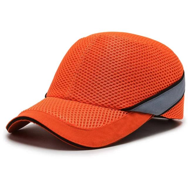 Capacete de Segurança Vermelho com Escudo Interno Duro em ABS para Proteção em Ambientes de Trabalho e Transporte