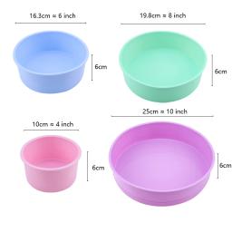 Molde Do Bolo De Silicone Forma Redonda Retangular Panela De Pão De Silicone Bolo Forma Redonda Molde 12 Furos Muffin Cupcake Panelas De Cozimento - Image 6