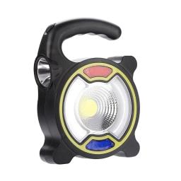 Lâmpada de acampamento ao ar livre portátil lâmpada de acampamento carregamento usb cinto de advertência lanterna multi-funcional lâmpada solar - Image 1