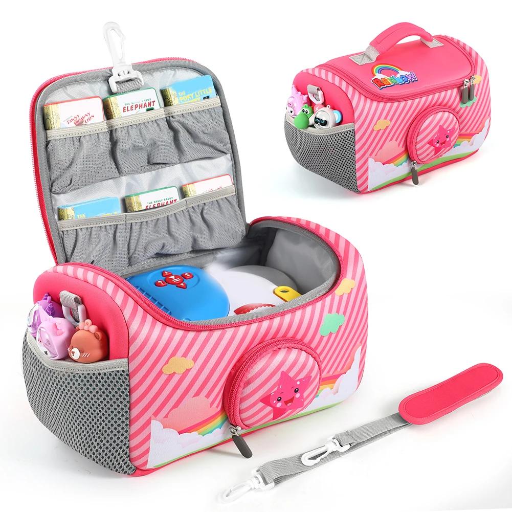 Caixa de transporte para reprodutor de áudio, estojo de transporte para tooniebox, organizador de armazenamento de brinquedos musicais educativos para estatuetas tonies - Image 1