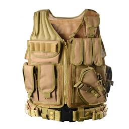 Homens Tático Multi-bolso colete protetor, Armadura de Combate, Airsoft, Caça Engrenagem, Equipamento Paintball - Image 4