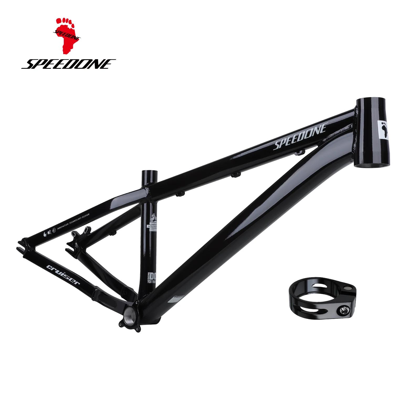Speedone quadro de salto de sujeira ultraleve, 26 polegadas, liga de alumínio, mountain bike, hardtail, bmx, 10x135mm, liberação rápida, quadro de dj - Image 1