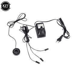 AC 220V 10W Fish Tank Filter Bomba submersível com luz LED para fontes Aquarium Air Fish Pond Tank Water Pump Supply EU Plug - Image 1