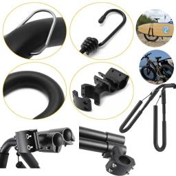 1 conjunto de suporte portátil para prancha de surf, ajustável para transportar prancha de surf, skimboard, wakeboard, prancha de vento - Image 4