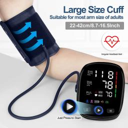 Kingclinic Monitor de Pressão Arterial Braço Automático BP Cuff Machine com Display LED para Uso Doméstico Cuidados de Saúde - Image 3
