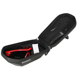 Bicicleta saco traseiro impermeável bicicleta sela saco duro Shell ciclismo acessórios saco pode ser pendurado luzes da cauda - Image 4