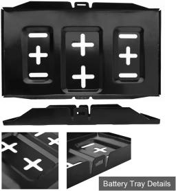 Universal Battery Tray Bracket, Suporte de armazenamento, Mount Hold Down, Clamp Kit, Acessório carro para Auto SUV, 23cm - Image 4
