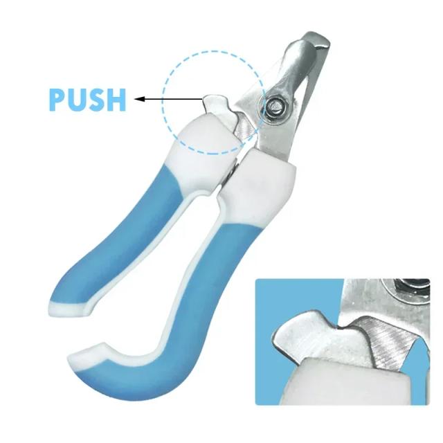 Cortador de Unhas Profissional em Aço Inoxidável para Pets com Sistema de Bloqueio Segurança