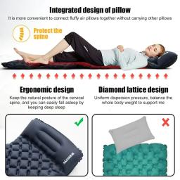 Portátil Camping Sleeping Pad, Colchão inflável ultraleve, Almofada de ar ao ar livre, Mat for Travel, Caminhadas - Image 4