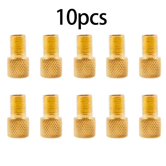 Mimilon Adaptador Válvula Dourado Presta Schrader Bicicleta