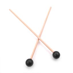 Profissional Xilofone Marimba Mallet Baquetas, Instrumento de Percussão, Mallet Acessórios Parte, Comprimento 365mm, 1 Par - Image 4