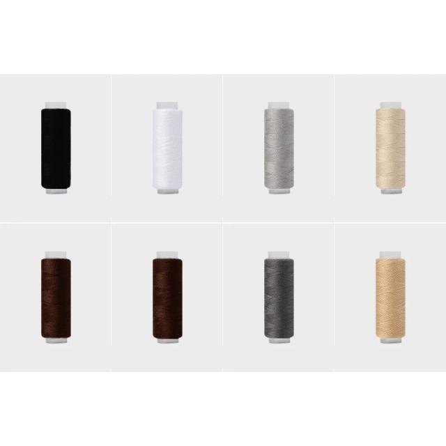 Kits de Linhas de Poliéster para Costura e Bordado - 380 a 400 Jardas por Carretéis, Disponível em 6 ou 12 Peças para Projetos DIY
