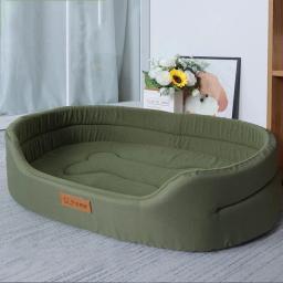 Cama impermeável e anti-ácaro, Sofá lavável para cães, Cama quadrada para cães grandes, tamanho personalizado, almofada interna - Image 3