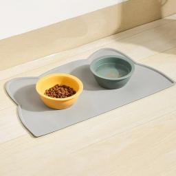 Silicone Anti-Sujo Pet Mats, Food Grade, fácil de limpar gatos e Dog Bowl Pad, impermeável e à prova de vazamento, Anti-Slip Pad, fácil de limpar - Image 2
