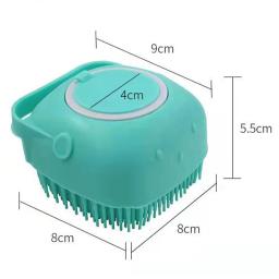 Escova de silicone para cães e gatos, luvas de massagem, ferramentas de limpeza, acessórios, produtos de beleza - Image 6