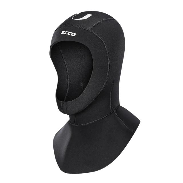 Capa de Mergulho Adulto em Neoprene Preto 3mm para Natação, Kayak e Surf
