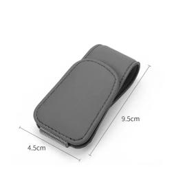 Universal Car Auto Sun Visor Eyeglass Hanger Suporte de óculos de couro Clipe magnético multifuncional Acessórios de armazenamento de automóveis - Image 2