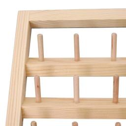 Caixa De Armazenamento De Linha De Costura De Madeira, Spool Yarn Holder, Home Bordado Folding Frame, Organizador de Rack de Tamanho Múltiplo - Image 4