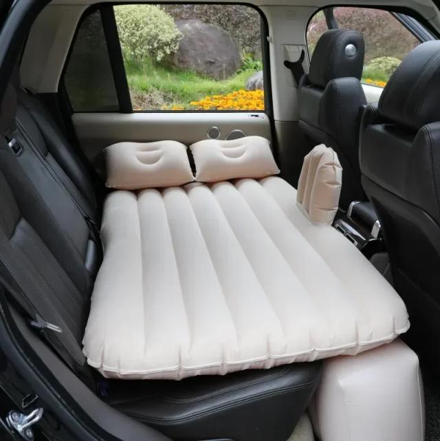 Cama de Ar Dupla Dobrável e Espessada: Colchão Inflável Ideal para Carro, Viagens e Uso Doméstico