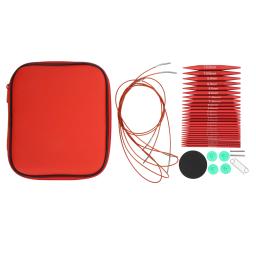 Agulhas De Tricô Set Vários Tamanhos Disponíveis Circular destacável Intercambiáveis Knitting Needles Kit Crochet com Saco De Armazenamento - Image 2
