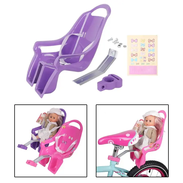 Cadeira de Bicicleta para Crianças e Bonecas: Acessórios Fofos para Meninas e Presentes de Aniversário Incríveis
