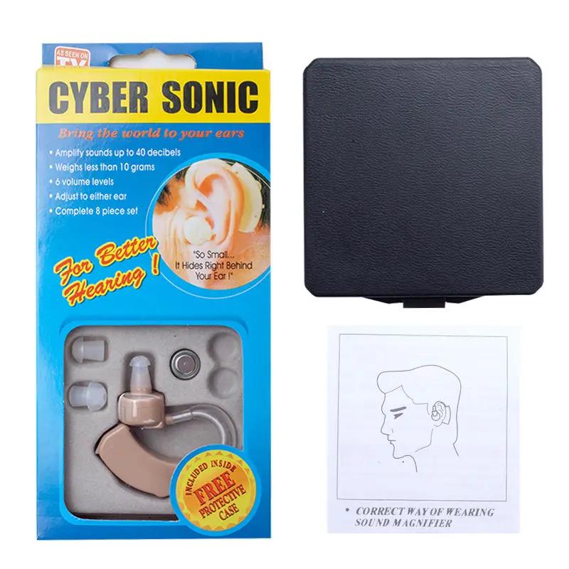 2023 Super Mini Hearing Aid Ear Amplificador de Som Tom Ajustável Hearing Aids Amplificador de Ouvido Portátil para Surdos Idosos - Image 1