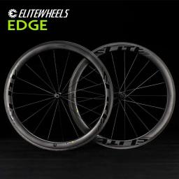 Elitewheels edge aro de carbono freio estrada rodado ultraleve 1291g 40 50mm aro sistema catraca 36t hub asa 20 raios bicicleta rodado - Image 4
