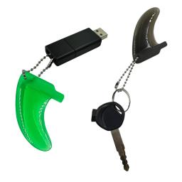Chaveiro para casa, acessórios de surf, aletas de prancha, claro e colorido, plugue USB - Image 6