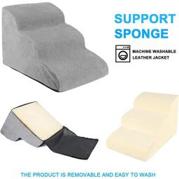 Escada de escalada antiderrapante para cães pequenos, escadas removíveis para animais, escadas de cama, cabeceira do gato, suprimentos para sofá, novo, 2 degraus, 3 degraus - Image 6