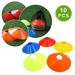 Multifunções Agility Soccer Cones, Cones prática com furos circulares, Marcador para futebol e hóquei, 10pcs - Image 3