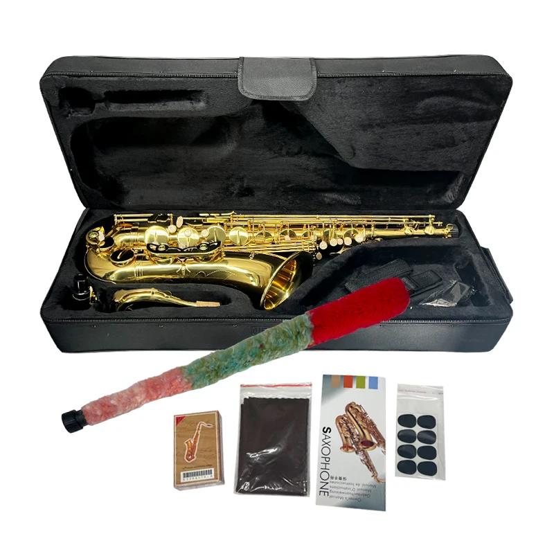 Saxofone High End com Laca Dourada, Corpo Latão - Image 1