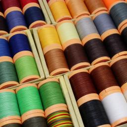 Linha encerada de costura plana para artesanato de couro, costura de cera, encadernação trançada DIY, reparação de sapatos 71 jardas - Image 2