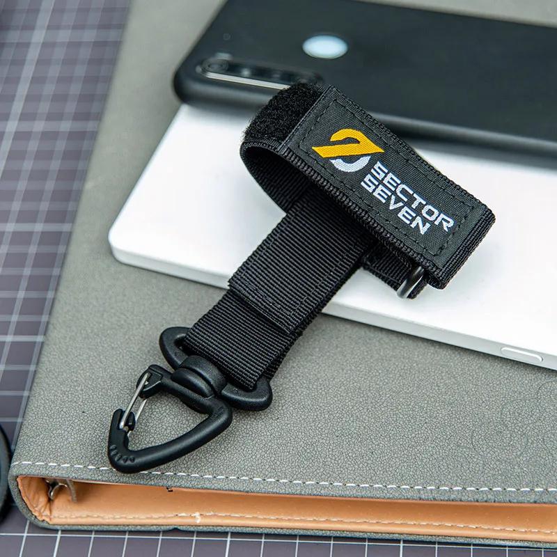 Outdoor Tactical Techwear Luvas Fivela, Escalada Gancho Keychain, Luvas Multifuncionais Corda, Suporte de suspensão ajustável, 2024 - Image 1