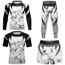 Cody Lundin-Jiu Jitsu Kimono Rashguard MMA Calça curta, ternos esportivos, Bjj Kickboxing Muay Thai Shorts, Jitsu treino - Image 1