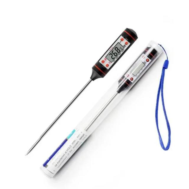 Termômetro Eletrônico Digital TP101 para Cozinha: Caneta Medidora de Temperatura para Óleos e Churrasco