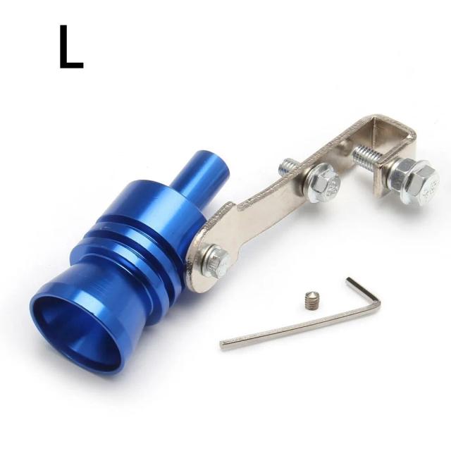 Simulador Universal de Escape Falso Turbo - Apito Silenciador para Estilo de Carro Tuning S/M/L/XL