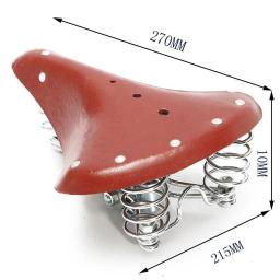 Caminhão de couro para bicicleta mtb de estrada retrô com gancho para assento externo - Image 1