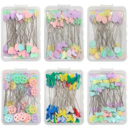 Agulha de costura de aço inoxidável, Patchwork Dressmaking Pins, Fixed Garment Pins, DIY Acessórios Tool, 50 pcs por caixa - Image 1