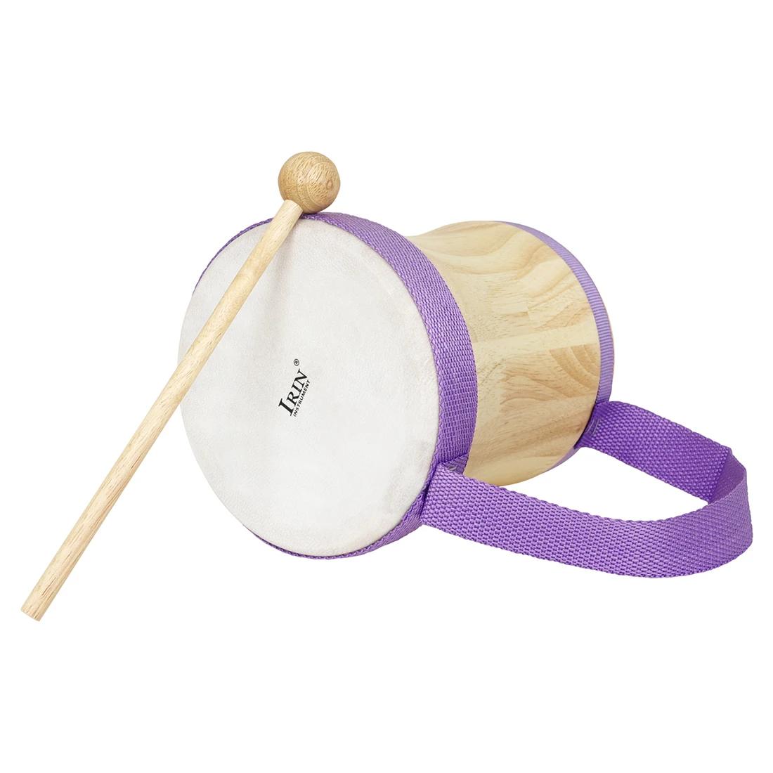 IRIN-Tambores De Pele De Carneiro De Madeira Com Baquetas, Instrumento Musical Indiano, Presentes De Música Infantil, Tambor De Mão Profissional - Image 1