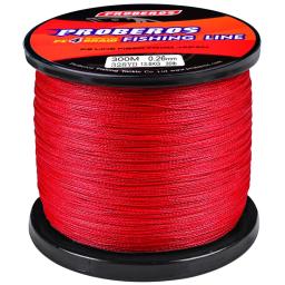 Linha de pesca trançada de 300m, 4 fios, 4 tece, trança, linha pe, multifilamento, 6lb-100lb, linha de pesca, 5 cores - Image 1