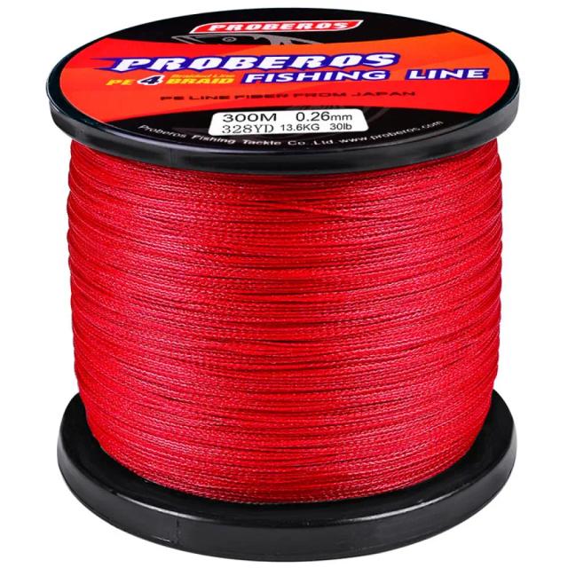 Linha de Pesca Multifilamento 300m 4 Fios 6lb-100lb