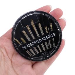 30/12 pçs conjunto de agulhas de costura à mão vários tamanhos agulhas de costura linha de bordado agulhas de costura diy vestuário acessórios de costura - Image 5