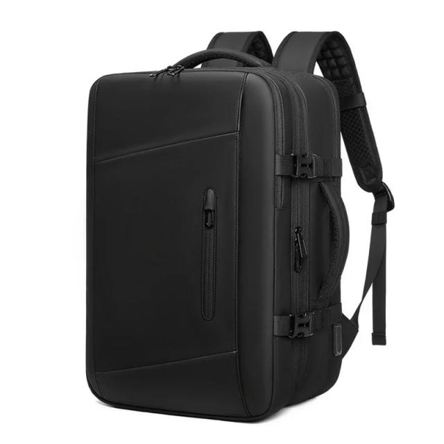 Mochila de Viagem Masculina com Compressão a Vácuo para Laptop de 17 Polegadas