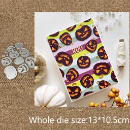 Novo design artesanato estêncil de metal molde de corte 15 tipos cogumelo de halloween scrapbook corte álbum cartão de papel artesanato gravação - Image 3