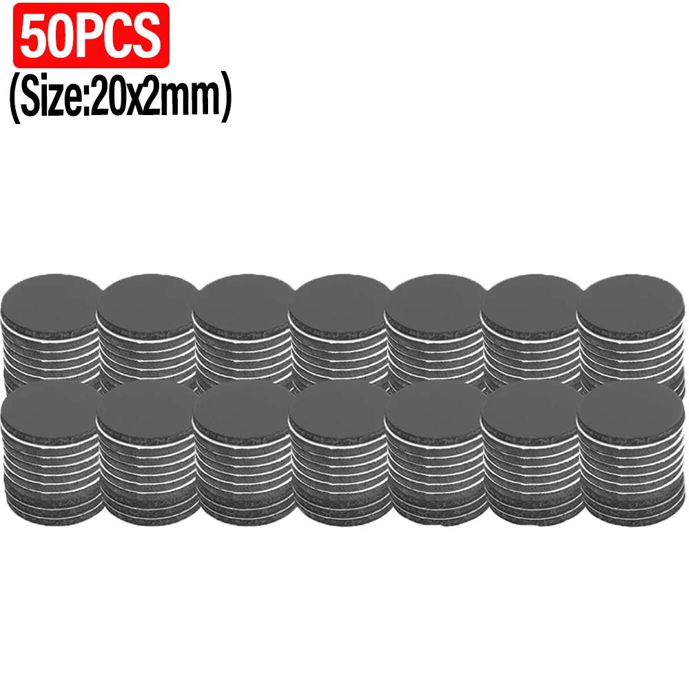 Ímã auto-adesivo adesivos, Rodada de borracha Apoiado, Folhas magnéticas macias, Quadro Ensino Adesivos, Artesanato DIY Decors, 50-100pcs - Image 1
