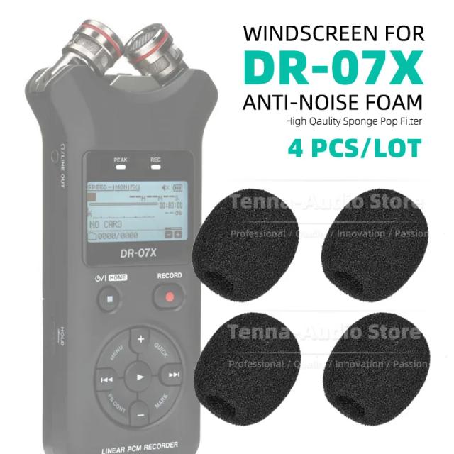 Capa de Espuma Antivento para Microfone Tascam DR-07X - Proteção Ideal contra Ruídos e Ventos